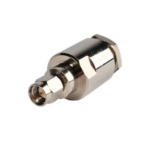 5-Pack SMA Male Clamp Connector for LMR-400 KSR-400 RG8 RG213 Coaxial Cable - Picture 1 of 3
