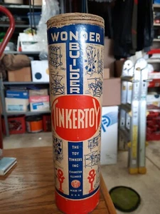 1953 Tinker Toy Wonder Builder Directions & Red Struts - Picture 1 of 7