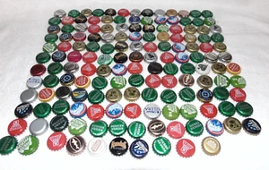 150 Mixed Beer Bottle Caps Assortment of Brands Used But In Good Condition Lot 9 - Picture 1 of 7