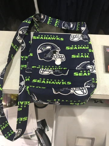 NEW Handmade NFL Seattle Seahawks Crossover Purse NICE QUALITY Cover