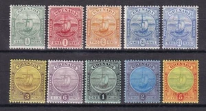 Grenada 1906 SG 77-80+84-88 MLH VF / CAT VALUE $300 / SHIPS - Picture 1 of 1