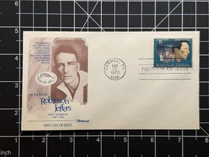 🔥Robinson Jeffers-US FDC #1485 .08c  Fleetwood Aug 13, 1973, 9e819 - Picture 1 of 3