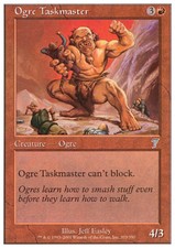 Ogre Taskmaster X4 EX/NM 7th Edition MTG Magic Cards Red Uncommon
