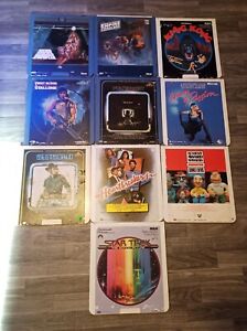 Classic CED Video Disc Lot 10 CEDs Good Titles Read