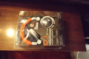 DJ STYLE HEADPHONES HARD HITTING SOUND QUALITY NFL PATRIOTS OFFICIAL GEAR INLINE - Picture 1 of 6