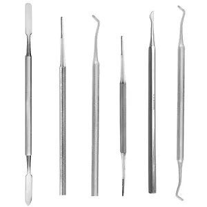 Maniküre, Pediküre, Nagelpflege, Eckenfeile, Spatel, Fußpflege, Nail Tools Set - Bild 1 von 2