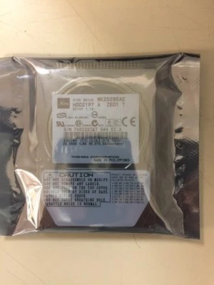 Toshiba 20 GB,Internal,4200 RPM,2.5" (MK2028GAC) Laptop Hard Drive - Image 1 of 3