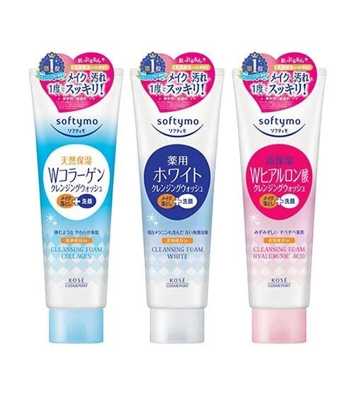 KOSE Cosmeport Softymo Cleansing Foam 2 in 1 Makeup Remover Face Wash - Image 1 of 1