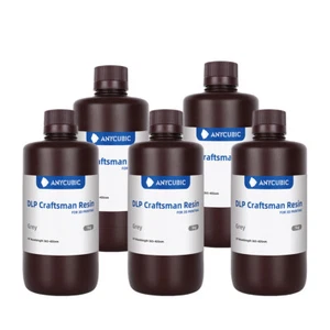 5 butelek ANYCUBIC Szary DLP UV Żywica rzemieślnicza do drukarki 3D LCD / SLA / DLP - Zdjęcie 1 z 7