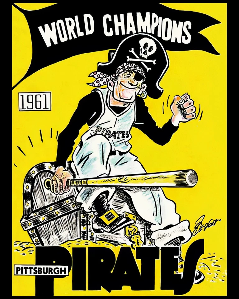 Pittsburgh Pirates - Wall Art Poster 1961 World Series Game Program, 8x10 Photo - Image 1 of 1