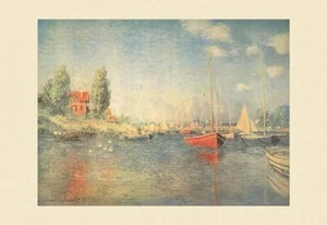 The Red Boats, Argenteruil Claude Monet Poster Print - Picture 1 of 2