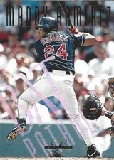 1995 Leaf Limited Bat Patrol #7 Manny Ramirez card, Boston Red Sox