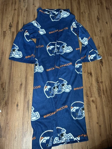 Denver Broncos Football Snuggie Blanket/throw Cover