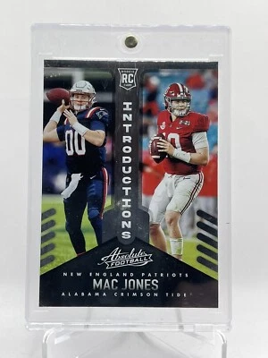 2021 Panini Absolute Mac Jones Introductions Rookie New England Patriots #INT-9 - Image 1 of 2