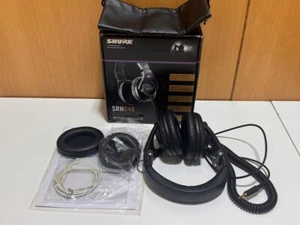 Shure SRH840 Closed-Back Over-Ear Headphones Excellent Sound dynamic driver - Afbeelding 1 van 8