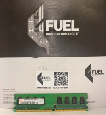 Hynix  1GB DDR2 ram memory module PC2-6400 -  HYMP112U64CP8-S6 AB - Image 1 of 3