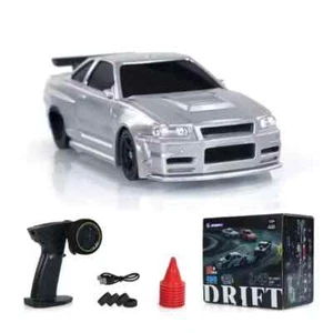 2.4G RC Drift Car 1/43 4WD Remote Control High Speed Mini Racing Model Toy Gift - Picture 1 of 2