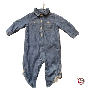 Tuta intera jeans leggero bambino GAP 6-12 mesi - Foto 1 di 1