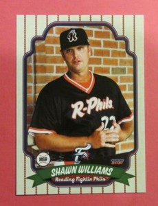 2021 Choice, Reading Fightin Phils, Manager - SHAWN WILLIAMS