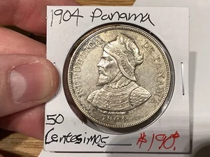 1904 panama 50 centesimos Nice XF - Picture 1 of 6