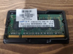 Samsung PC2-5300S 512 MB SO-DIMM 667 MHz DDR2 Memory Modules 1 - Picture 1 of 1