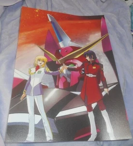 GUNDAM SEED Athrun Cagalli 16.5x 11.75" GIANT SHITAJIKI PENCIL DESK BOARD POSTER - Picture 1 of 2