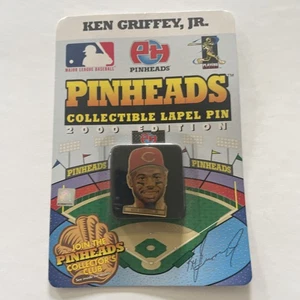 NEW Ken Griffey Jr 2000 Pinheads Collectors Pin 2nd Edition Cincinnati Reds - Picture 1 of 2