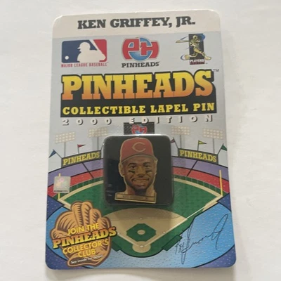 NEW Ken Griffey Jr 2000 Pinheads Collectors Pin 2nd Edition Cincinnati Reds - Image 1 of 2