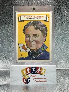 1967 WHO AM I ? #9 CLARA BARTON Topps 1967 trading card Vintage - Picture 1 of 12