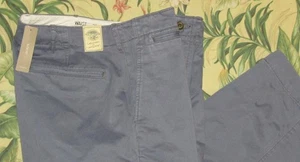 Pantalones chinos WALLACE & BARNES Blue Officers 33 x 30 nuevos con etiquetas - Imagen 1 de 6