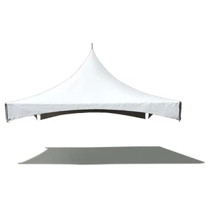Cubierta blanca superior toldo de repuesto 20x20 para tienda de campaña High Peak evento boda fiesta - Imagen 1 de 3