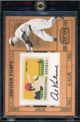 2010 Panini Century Collection Al Kaline Stamp Auto /22 - Image 1 of 2