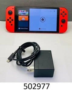 Nintendo Switch (modello OLED) HEG-001 Mario Red Edition Console 64GB - Foto 1 di 11