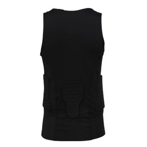Men's Rib Protector Padded Vest Compression Shirt Training Vest with 3-Pad2568 - Picture 1 of 7