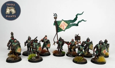 Warhammer Age of Sigmar AoS - Empire of Man - 11 Freeguild Steelhelms - Image 1 of 4