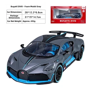 1/18 Burago Bugatti Divo Diecast Alloy Sport Car Model Colletion Grey - Picture 1 of 1