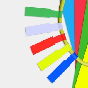 10 Pcs Etikettenaufkleber Für Netzwerkkabel Identifikationsmarker-Tags - Bild 1 von 11