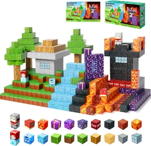Magnetic Blocks, 1-inch Size is Safer Than a 0.8-inch one,Magnetic Cubes Buildin - Picture 1 of 8