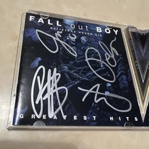 SIGNED Fall Out Boy - Greatest Hits Cd autographed - Picture 1 of 3