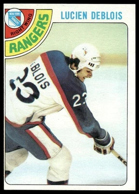 1978-79 Topps #136 Lucien DeBlois RC New York Rangers NM+ - Image 1 of 2