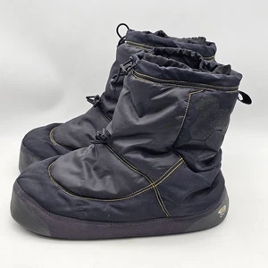 Pantofole da campeggio stivaletti da montagna rigidi neri taglia media  - Foto 1 di 13