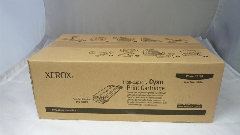 Original Xerox 113R00723 Toner cyan für Phaser 6180 d in OVP - Bild 1 von 1