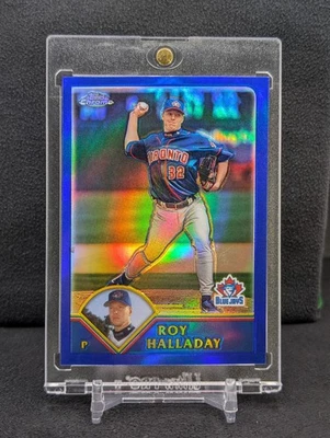 2003 Topps Chrome Roy Halladay Refractor /699 *Blue Jays* Color Match - Image 1 of 4