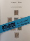 Switzerland 1850-1960 + BOB vf used MH MNH collection 2 albums Please Read TOP!