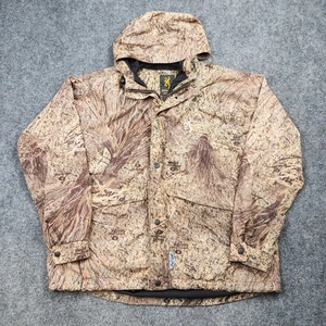 Browning Jacket Mens Large Camo Hood PreVent Waterproof Hunting Outdoor 304-592 - Picture 1 of 9