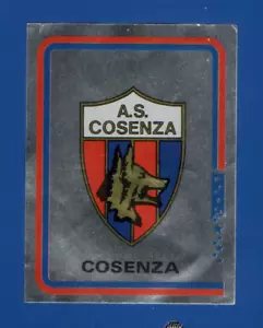 FIGURINA SCUDETTO JUNIOR STICKERS PANINI COSENZA N.337 REC/RECOVERED - Picture 1 of 1