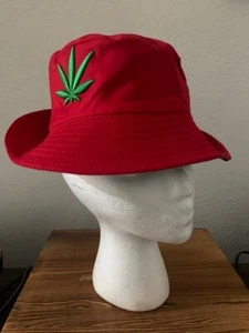 Hermoso sombrero bordado cubo hierba cannabis... Totalmente Nuevo,,,Envío GRATIS - Imagen 1 de 3