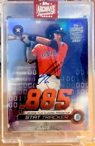 Topps Archives Signature 2019 1/1 Seth Beer ST-SB uno de uno - Imagen 1 de 2