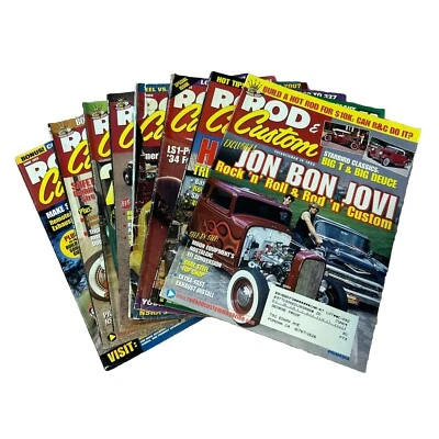 Rod And Custom Magazine Lot 2001-2004 (8) Various Issues Months Car Auto Race L1 - Image 1 of 4