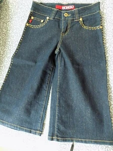 BONGO Denim Capris ~ Sparkly ~ Size 8 - Picture 1 of 2